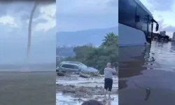 Hatay’da sağanak yağış: 25 kişi minibüste mahsur kaldı!
