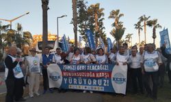 KESK yürüyüşünün üçüncü gününde