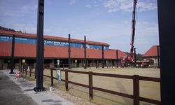 Aliağa Park’ta kapalı manej çalışmaları sürüyor