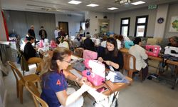 Efes Selçuk’ta kadınlar di̇ki̇ş atölyesi̇nde buluştu