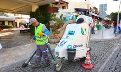 Bodrum sokaklarına yeni nesil süpürme araçları
