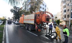 Karaburun'da şiddetli yağış sonrası İZSU'dan müdahale