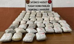 MSB Hakkari’de 32 kilo yasaklı madde ele geçirdi