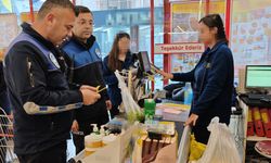 Turgutlu Zabıtasından zincir marketlere denetim