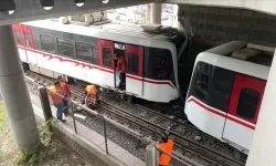 İzmir metrosunda korkutan anlar
