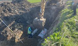 620 metrelik yeni kanalizasyon ve yağmur suyu hattı