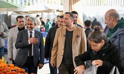 Başkan Eşki'den İnönü Mahallesi Pazaryeri'nde denetim ve esnaf buluşması