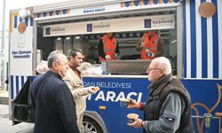 Kuşadalılar güne sıcak bir başlangıç yaptı