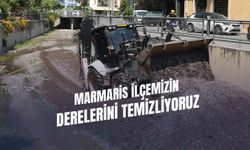 Marmaris’te dereler temizleniyor