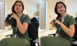 Saç örgülü video sonrası hemşire hakkında soruşturma