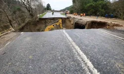 Selçuk–Ortaklar yolunda çökme: ulaşım durdu