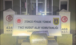 Hakkari sınır hattında yasaklı madde ele geçirildi