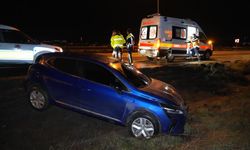 Kontrolden çıkan otomobil şarampole devrildi, sürücü kayıplara karıştı