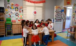 Anne Baba Çocuk Merkezi’nde 23 Nisan coşkusu erken yaşandı