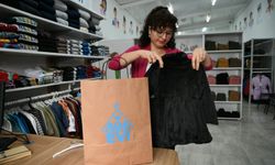 Kuşadası’nda dayanışma kültürü ‘ada kıyafet evi’