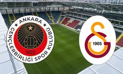 Gençlerbirliği–Galatasaray maçı 11'leri açıklandı