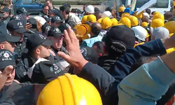 Ankara’da maden işçilerine polis ablukası gerginliği