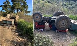 Devrilen traktör 3 kişilik aileyi yok etti