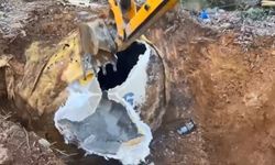 Pendik’te toprağa gömülü silah deposu