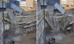 Kadıköy’de inşaat duvarı yıkıldı