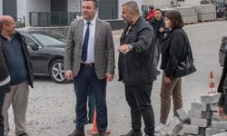 Değirmendere’de yol çalışmaları yerinde incelendi