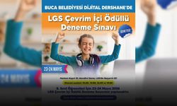 Buca'da öğrencilere deneme sınavı desteği