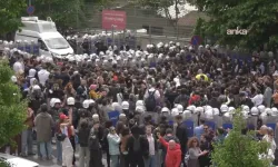 Bilgi Üniversitesi protestosuna polis müdahalesi