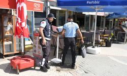 Kuşadası Zabıta ekiplerinden sezon öncesi işgaliye denetimi