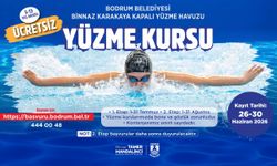 Bodrum Belediyesinden ücretsiz yüzme kursu