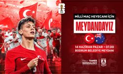 Kupa heyecanı Bodrum Belediye Meydanı'nda