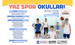 Ücretsiz yaz spor okullarında kayıt dönemi başladı
