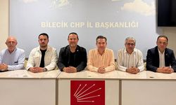 CHP Bilecik ilçe başkanlarından Özel'e ortak destek