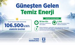 Bodrum’da 6 ayda 106 bin 500 kWh temiz enerji