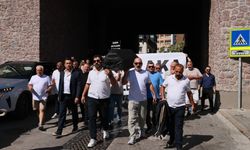 Servis şoförlerinden S Plaka ihalesine tabutlu gönderme