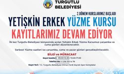 Turgutlu'da yetişkinlere yüzme kursu desteği