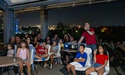 Bornova'da unutulmaz gökyüzü gözlemi