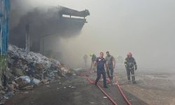 Bolu’da geri dönüşüm tesisinde yangın çıktı