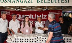 Mevlit Kandili’nin bereketi Osmangazi’de paylaşıldı