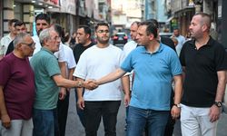 Başkan Eşki'den Çamdibi'nde esnaf turu