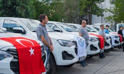 Milas Belediyesi araç filosunu 9 yeni araçla güçlendirdi