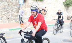 Başkan Erkan Aydın Farkındalık İçin Pedal Çevirdi