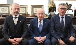 Sarallar ve Şahinler Bahçeli ile buluştu