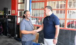 Başkan Vekili Demirtaş, sanayi sitesi esnafıyla bir araya geldi