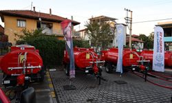 Alevlerle Mücadelede Kula’ya Tanker Desteği