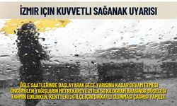 Meteoroloji’den İzmir için kuvvetli sağanak uyarısı