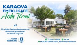 "Karaova Emekli Kafe" bu pazar hizmete açılıyor