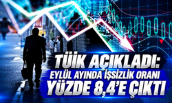 TÜİK açıkladı: Eylül ayında işsizlik oranı yüzde 8,4'e çıktı