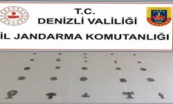 Denizli’de kaçak tarihi eserler yakalandı