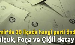 İzmir'de 30 ilçede hangi parti önde?