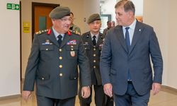 Orgeneral Kemal Yeni'den Başkan Tugay'a ziyaret
